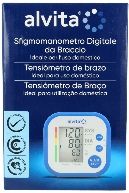 SFIGMOMANOMETRO DIGITALE DA BRACCIO ALVITA - Pharmaleader