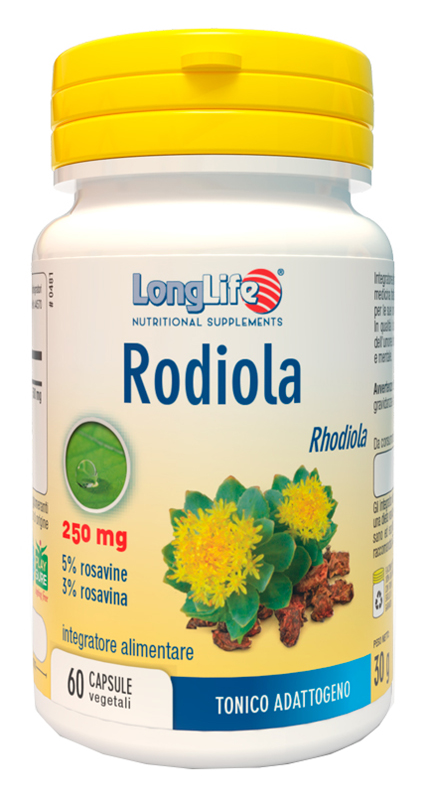 LONGLIFE RODIOLA 60 CAPSULE VEGETALI - Pharmaleader