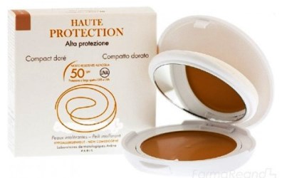 EAU THERMALE AVENE COMPATTO SPF50 DORATO 10 G - Pharmaleader