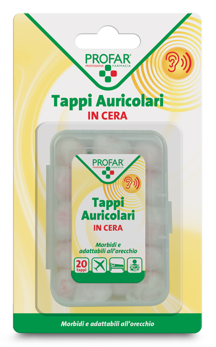 TAPPI AURICOLARI IN CERA 20 PEZZI PROFAR - Pharmaleader