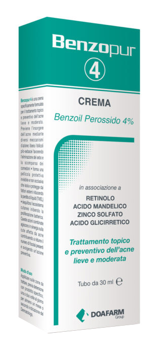 BENZOPUR 4 CREMA 30 ML - Pharmaleader