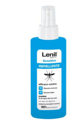 LENIL INSETTI SENSITIVE EMULSIONE ANTIZANZARA IN FLACONE + POMPA DISPENSER 100 ML - Pharmaleader