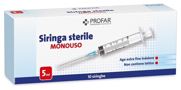 SIRINGA MONOUSO 5 ML PROFAR - Pharmaleader