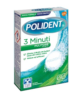 POLIDENT 3 MINUTI 66 COMPRESSE - Pharmaleader