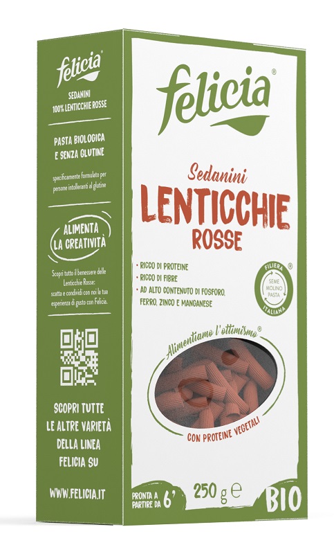 FELICIA BIO SEDANINI LENTICCHIE ROSSE 250 G - Pharmaleader