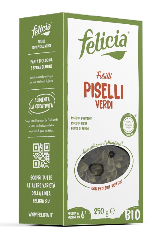 FELICIA BIO FUSILLI PISELLI VERDI 250 G - Pharmaleader