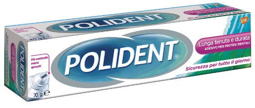 ADESIVO PROTESI DENTALI POLIDENT LUNGA TENUTA 70 G - Pharmaleader