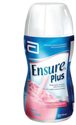 ENSURE PLUS FRAGOLA 4 BOTTIGLE DA 200 ML - Pharmaleader