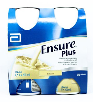 ENSURE PLUS BANANA 4 BOTTIGLIE DA 200 ML - Pharmaleader