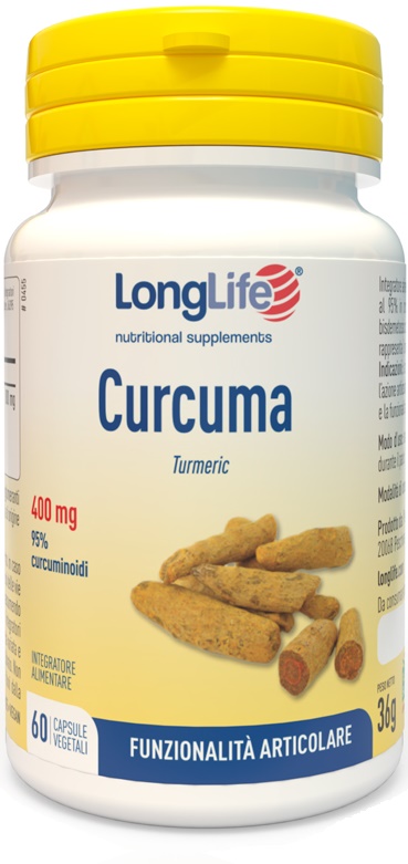 LONGLIFE CURCUMA 60 CAPSULE VEGETALI - Pharmaleader