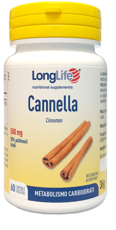 LONGLIFE CANNELLA 60 CAPSULE - Pharmaleader