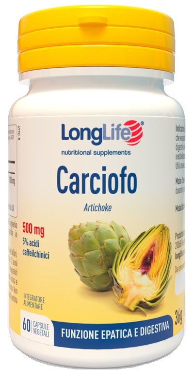 LONGLIFE CARCIOFO 60 CAPSULE VEGETALI - Pharmaleader