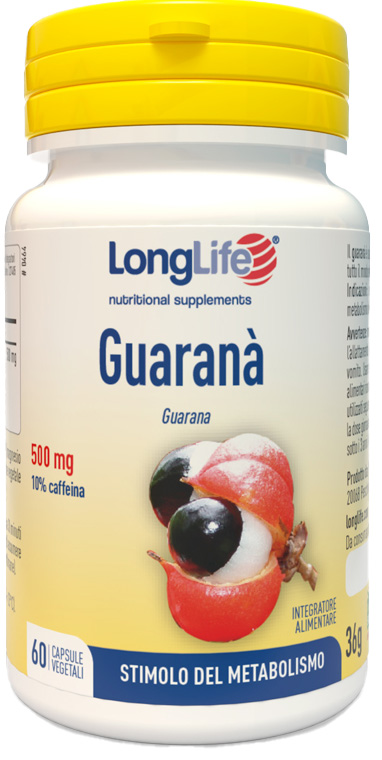 LONGLIFE GUARANA' 60 CAPSULE VEGETALI - Pharmaleader