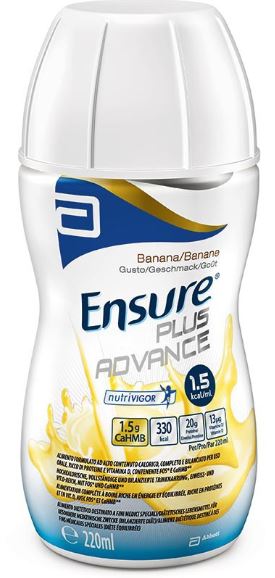 ENSURE PLUS ADVANCE BANANA 4 BOTTIGLIE DA 220 ML - Pharmaleader