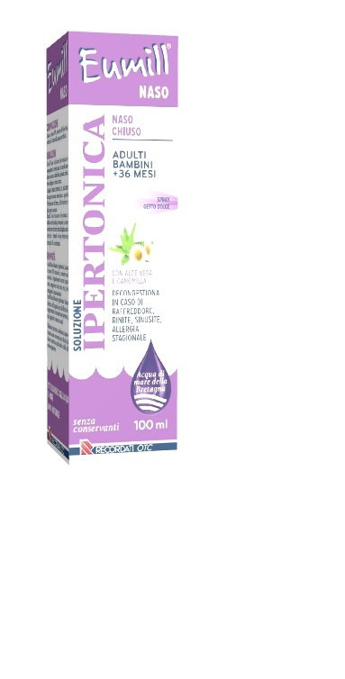 EUMILL NASO SPRAY SOLUZIONE IPERTONICA 100 ML - Pharmaleader