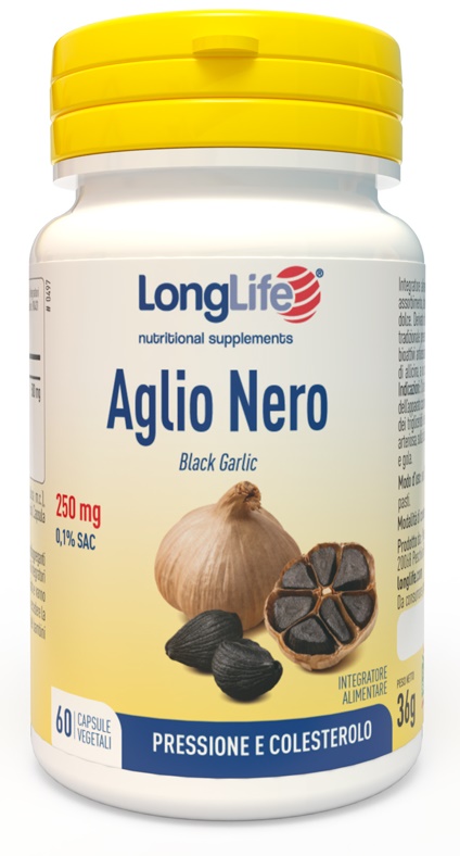 LONGLIFE AGLIO NERO 60 CAPSULE VEGETALI - Pharmaleader
