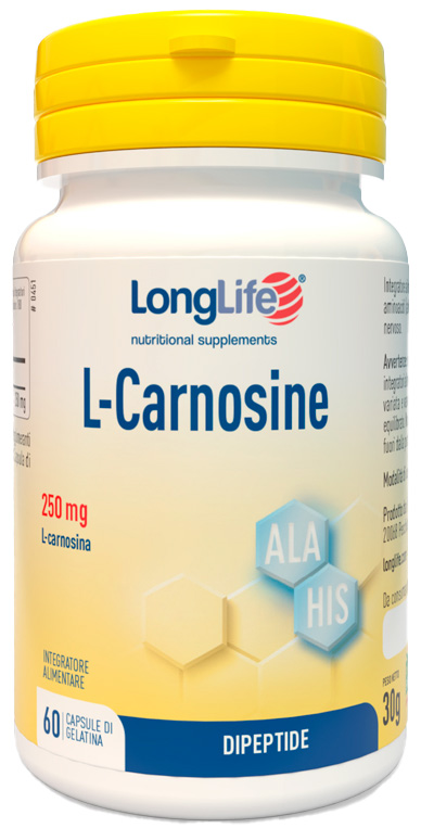 LONGLIFE L-CARNOSINE 60 CAPSULE - Pharmaleader