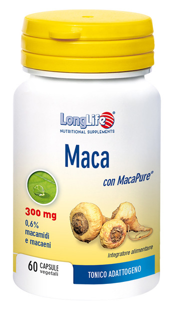 LONGLIFE MACA 60 CAPSULE VEGETALI DA 550 MG - Pharmaleader