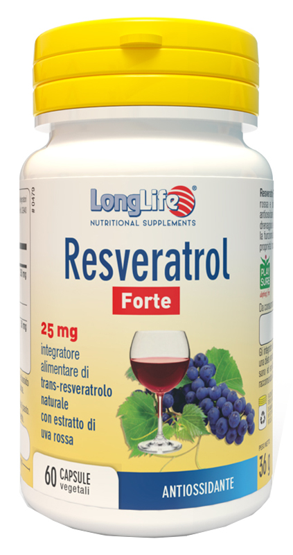 LONGLIFE RESVERATROL FORTE 60 CAPSULE - Pharmaleader