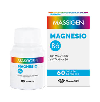 MASSIGEN MAGNESIO B6 60 CAPSULE - Pharmaleader
