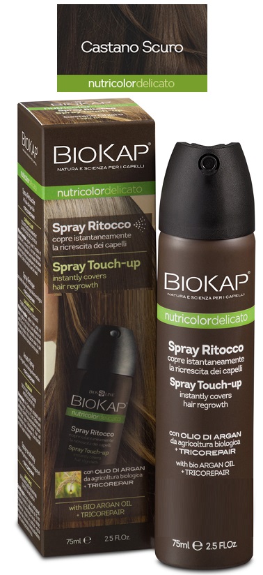 BIOS LINE BIOKAP NUTRIDEL SPRAY RITOCCO CASTANO SCURO 75 ML - Pharmaleader