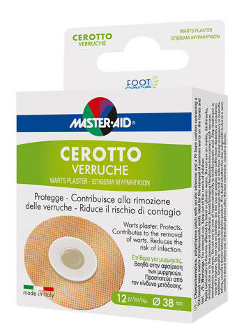 CEROTTO VERRUCHE MASTER-AID FOOTCARE 38 MM 12 PEZZI E3 - Pharmaleader
