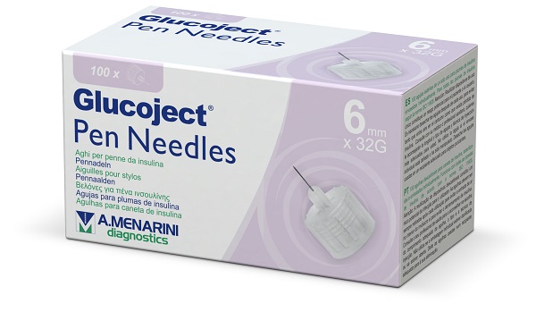 AGO PER PENNA DA INSULINA GLUCOJECT 6 MM GAUGE 32 100 PEZZI - Pharmaleader