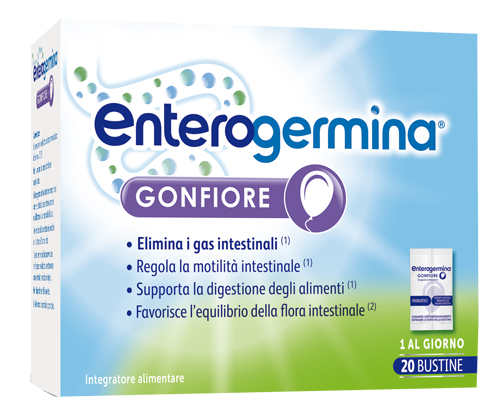 ENTEROGERMINA GONFIORE 20 BUSTINE BIPARTITE - Pharmaleader
