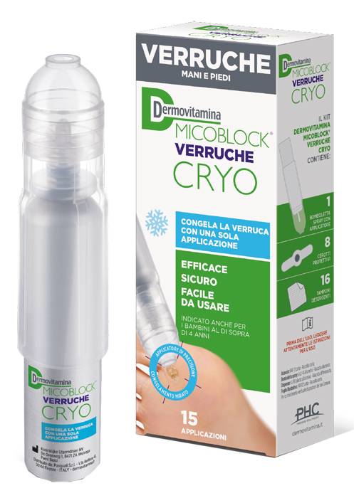 DERMOVITAMINA MICOBLOCK VERRUCHE CRYO SPRAY 38 ML - Pharmaleader
