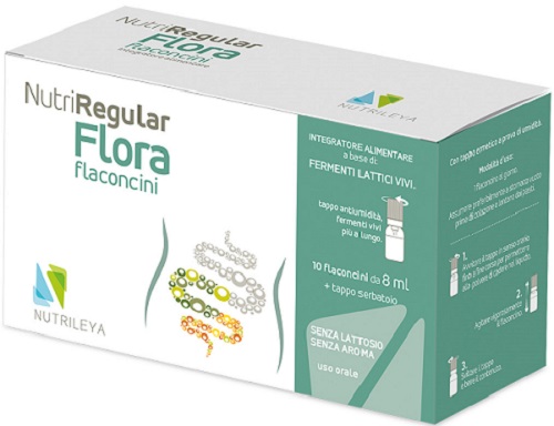 NUTRIREGULAR FLORA 10 FLACONCINI 8 ML - Pharmaleader