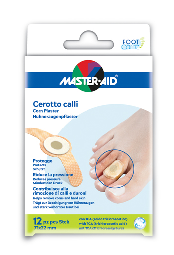 CEROTTO CALLIFUGO MASTER-AID FOOTCARE 71X22 MM 12 PEZZI B2 - Pharmaleader