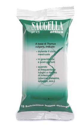 SAUGELLA ATTIVA SALVIETTINE 15 BUSTINE - Pharmaleader