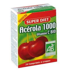 SUPERDIET ACEROLA 1000 VITAMINA C BIO 24 COMPRESSE - Pharmaleader