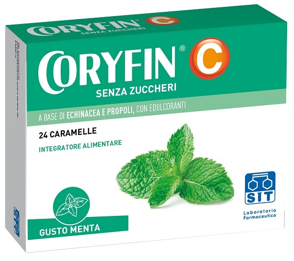 CORYFIN C SENZA ZUCCHERO MENTOLO 48 G - Pharmaleader