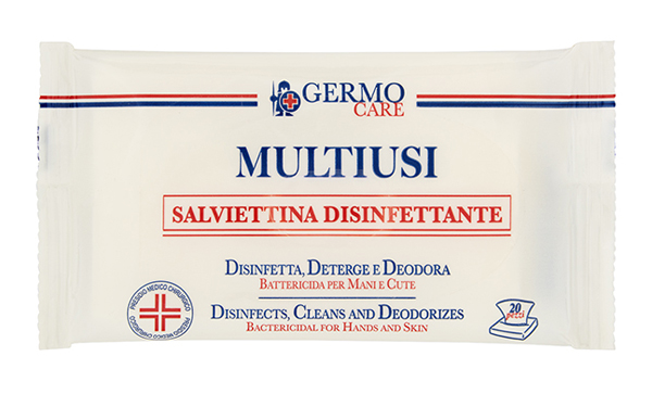 MULTIUSI SALVIETTINA DISINFETTANTE 20 PEZZI - Pharmaleader