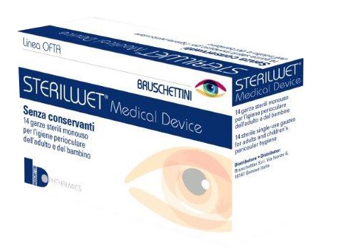 STERILWET GARZA OFTALMICA 14 PEZZI - Pharmaleader