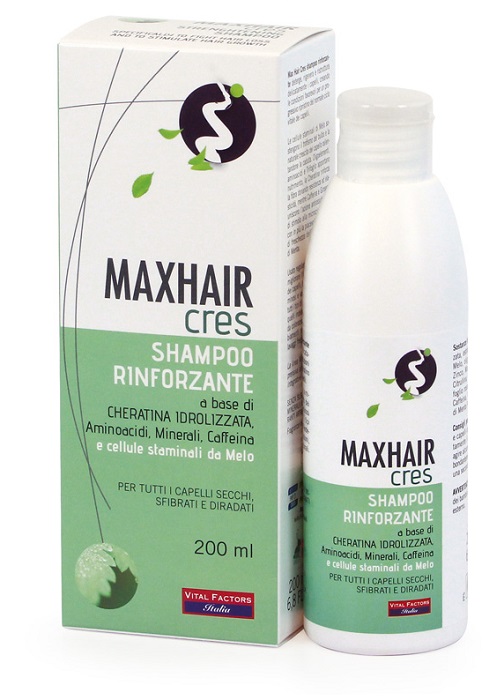 MAXHAIR CRES SHAMPOO RINFORZANTE 200 ML - Pharmaleader