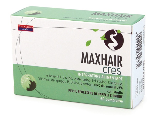 MAX HAIR CRES 60 COMPRESSE - Pharmaleader