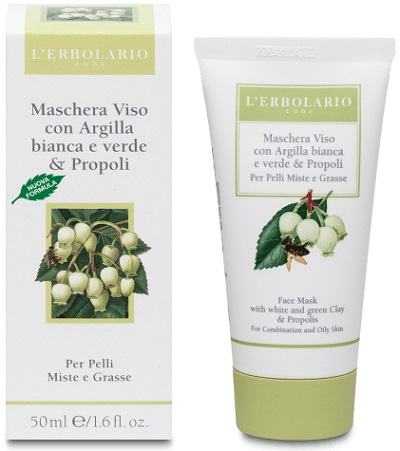 MASCHERA VISO ARGILLA E PROPOLI 50 ML - Pharmaleader