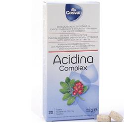 ACIDINA COMPLEX 20 TAVOLETTE - Pharmaleader