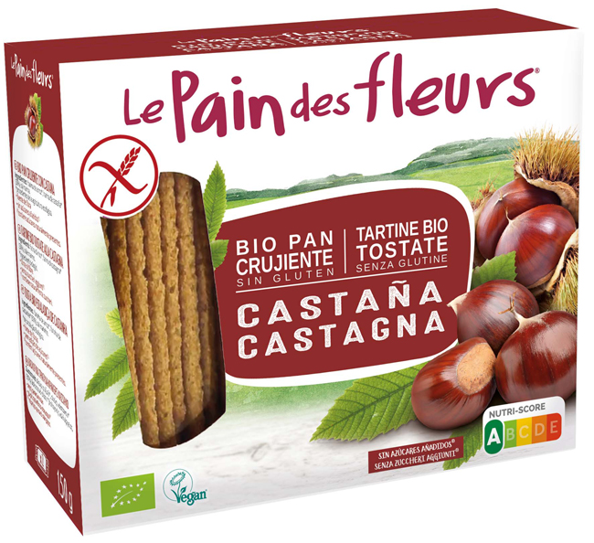 LE PAIN DES FLEURS TARTINE TOSTATE ALLA CASTAGNA BIOLOGICHE 150 G - Pharmaleader