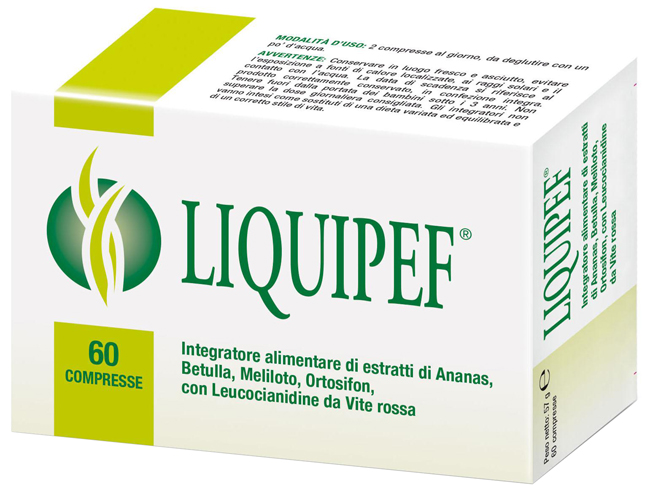 LIQUIPEF 60 COMPRESSE - Pharmaleader