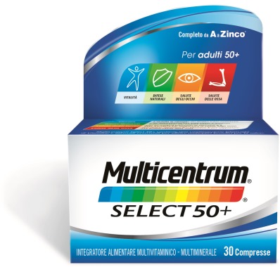 MULTICENTRUM SELECT 50+ 30 COMPRESSE - Pharmaleader