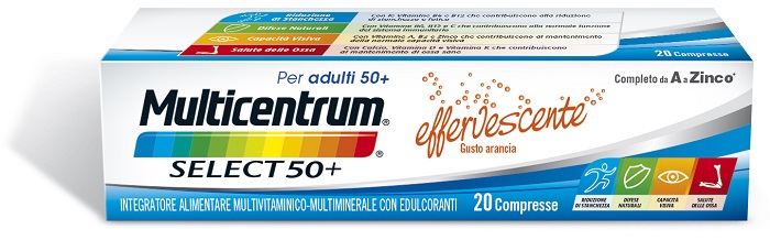 MULTICENTRUM SELECT EFFERVESCENTE 20 COMPRESSE - Pharmaleader