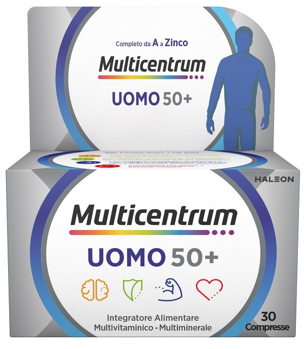 MULTICENTRUM UOMO 50+ 30 COMPRESSE  - Pharmaleader