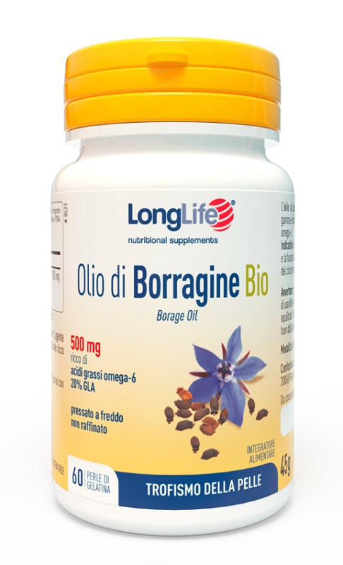 LONGLIFE OLIO BORRAGINE BIO 60 PERLE IN GELATINA - Pharmaleader