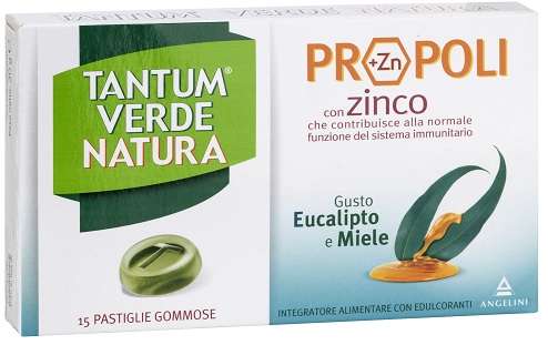 TANTUM VERDE NATURA PASTIGLIE GOMMOSE EUCALIPTO & MIELE 30 G - Pharmaleader