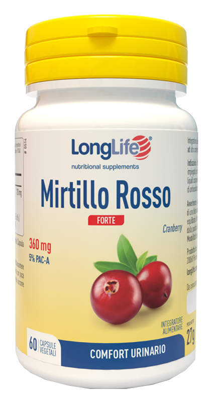 LONGLIFE MIRTILLO ROSSO FORTE 60 CAPSULE - Pharmaleader