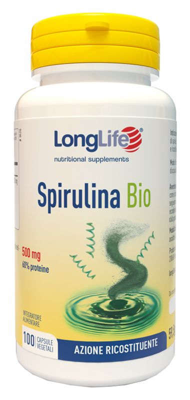 LONGLIFE SPIRULINA BIO 500 MG 100 CAPSULE VEGETALI - Pharmaleader