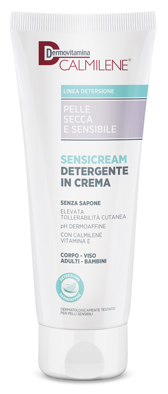 DERMOVITAMINA CALMILENE SENSICREAM DETERGENTE IN CREMA SENZA SAPONE PER PELLE SECCA E SENSIBILE 250 ML - Pharmaleader